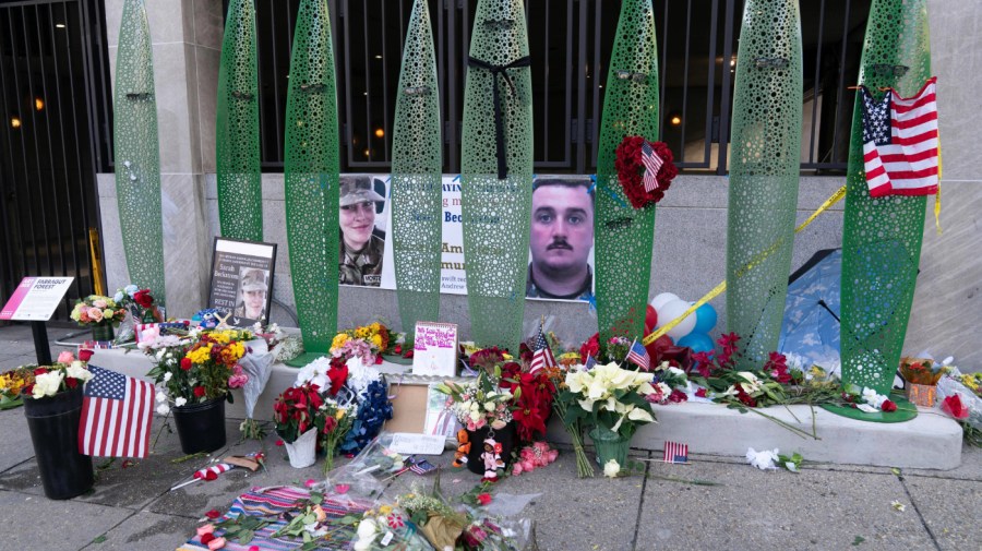 Accused shooter in National Guard ambush hospitalized after 'self-inflicted' health decline