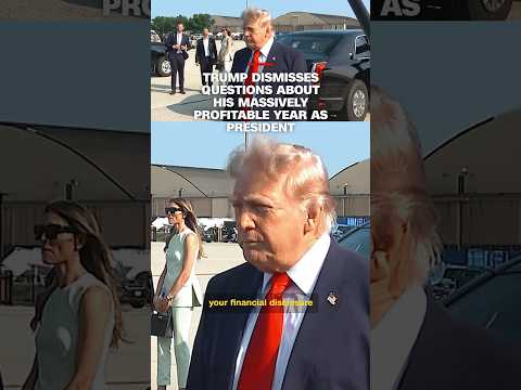 Trump Dismisses Concerns Over Profiting as President