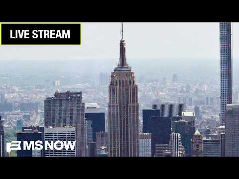 Daring Climbers Scale Empire State Building Live