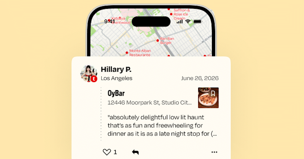 The Eater App Now Lets You Swap Dining Notes