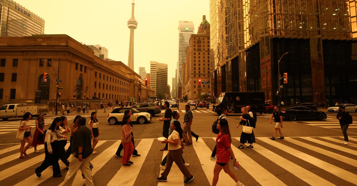 Photos: Wildfire Smoke Blankets Parts of North America