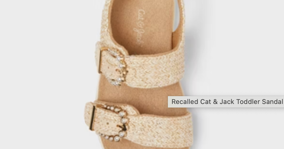 Target recalls over 200,000 children's sandals due to choking risk