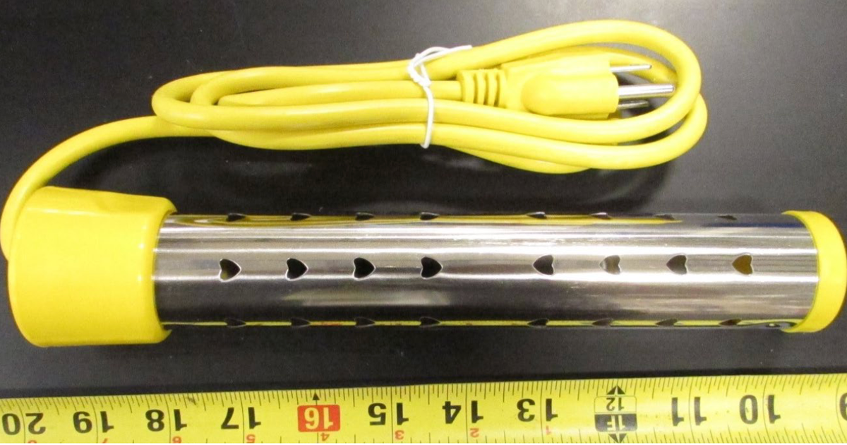 DOJ sues 2 Chinese companies over immersion water heaters that can catch on fire