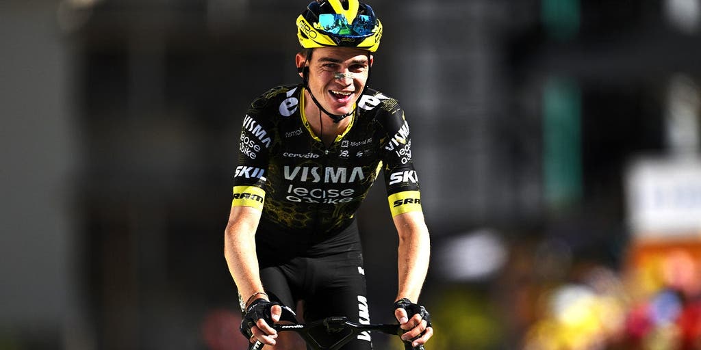 American cyclist Sepp Kuss narrowly avoids a horrific crash over cliff during Tour de France