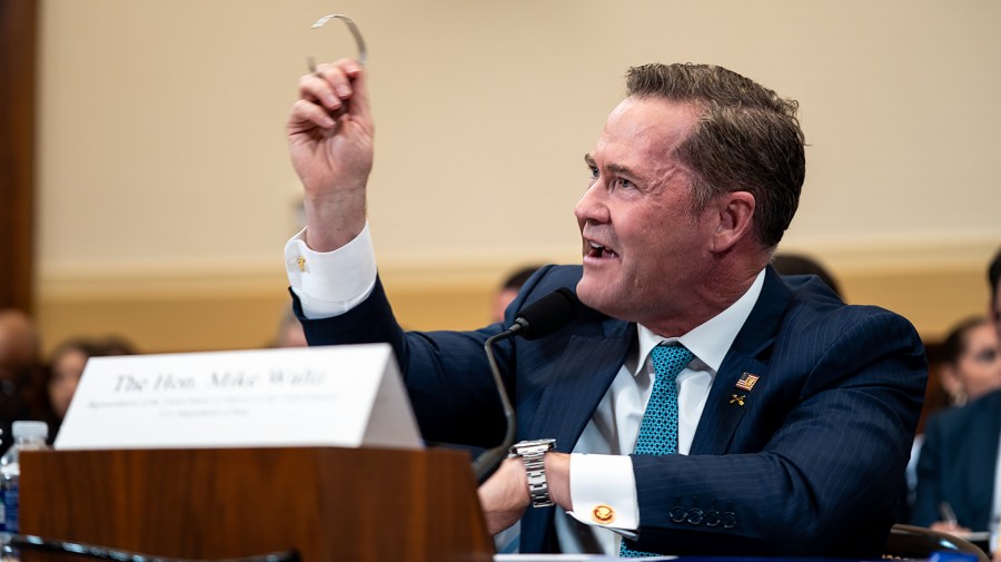 Waltz blames Biden for depleted stockpiles, but says US military has 'everything that it needs'