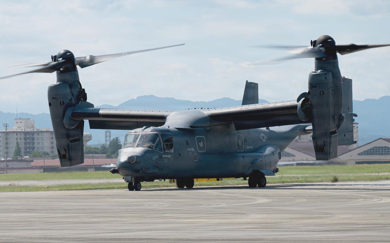 Faulty indicator prompts precautionary Osprey landing at Japanese airfield