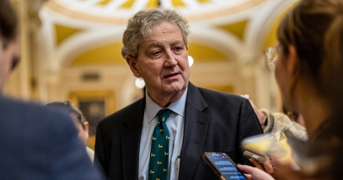 Sen. John Kennedy says he’d exclude Jan. 6 rioters from an ‘anti-weaponization’ fund bill