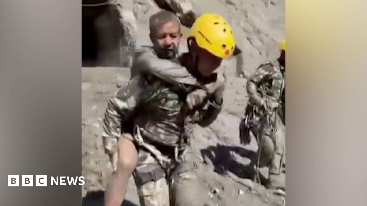 Nepal army rescues survivors from hydropower tunnel