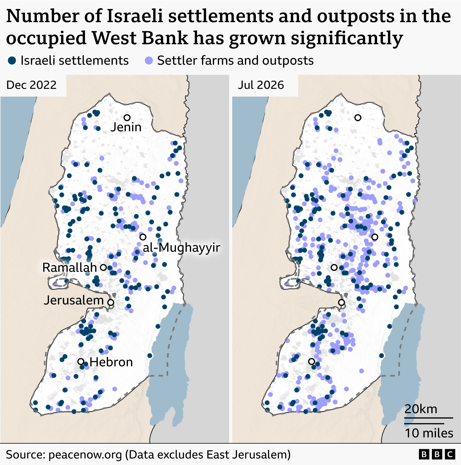 How Israel is expanding settlements in drive to reshape West Bank