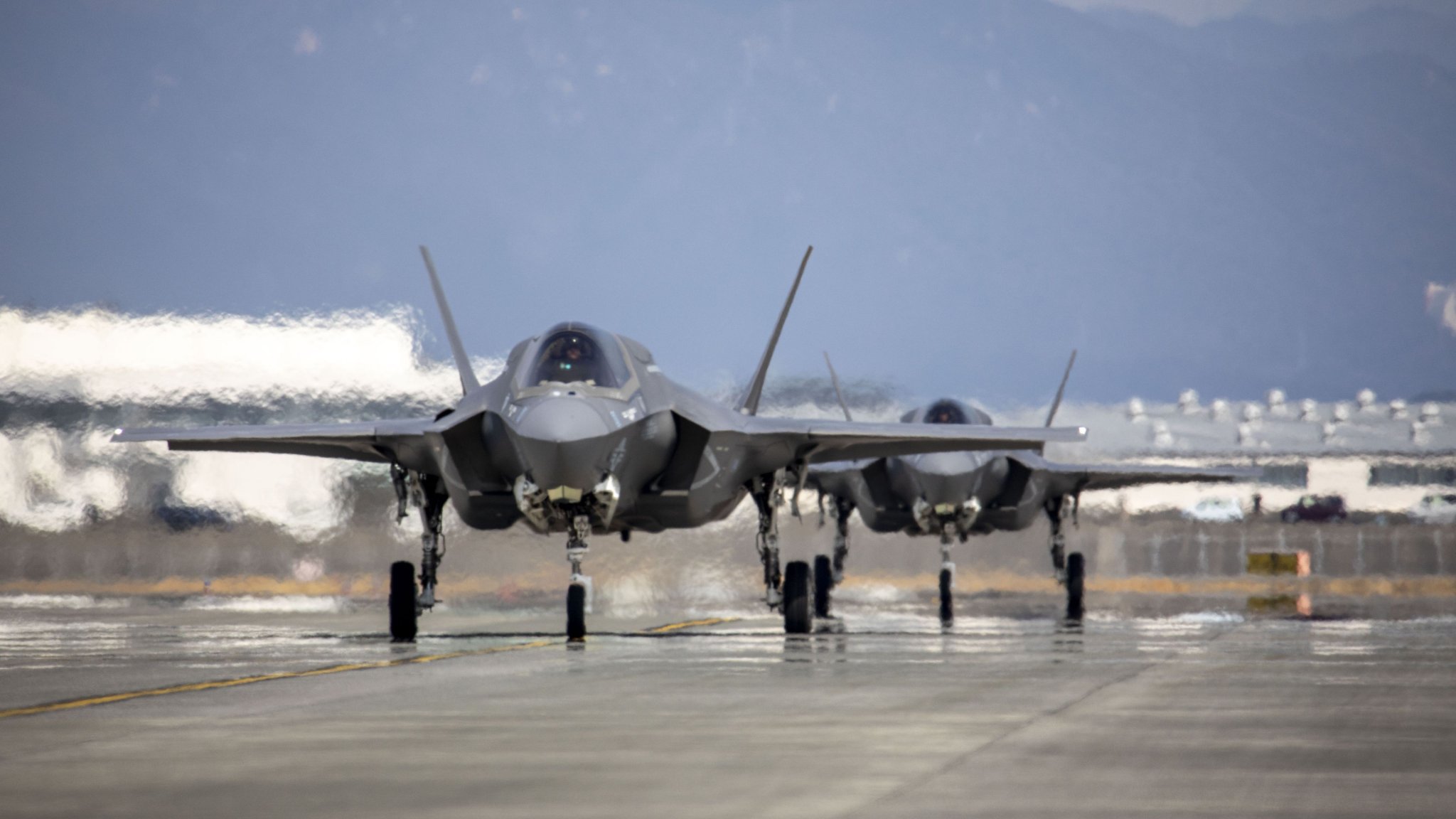 Marine Corps F-35B crashes on runway of California base, pilot safe