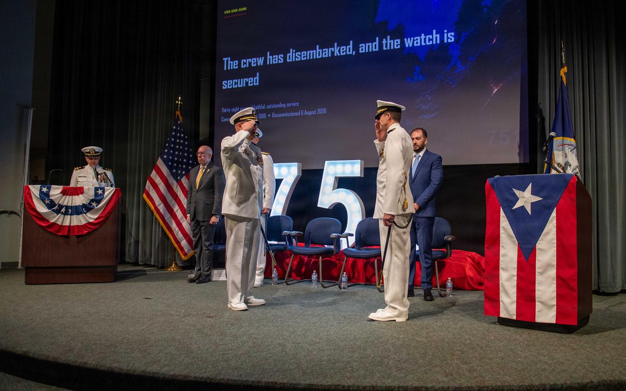 Navy decommissions fast-attack submarine USS San Juan