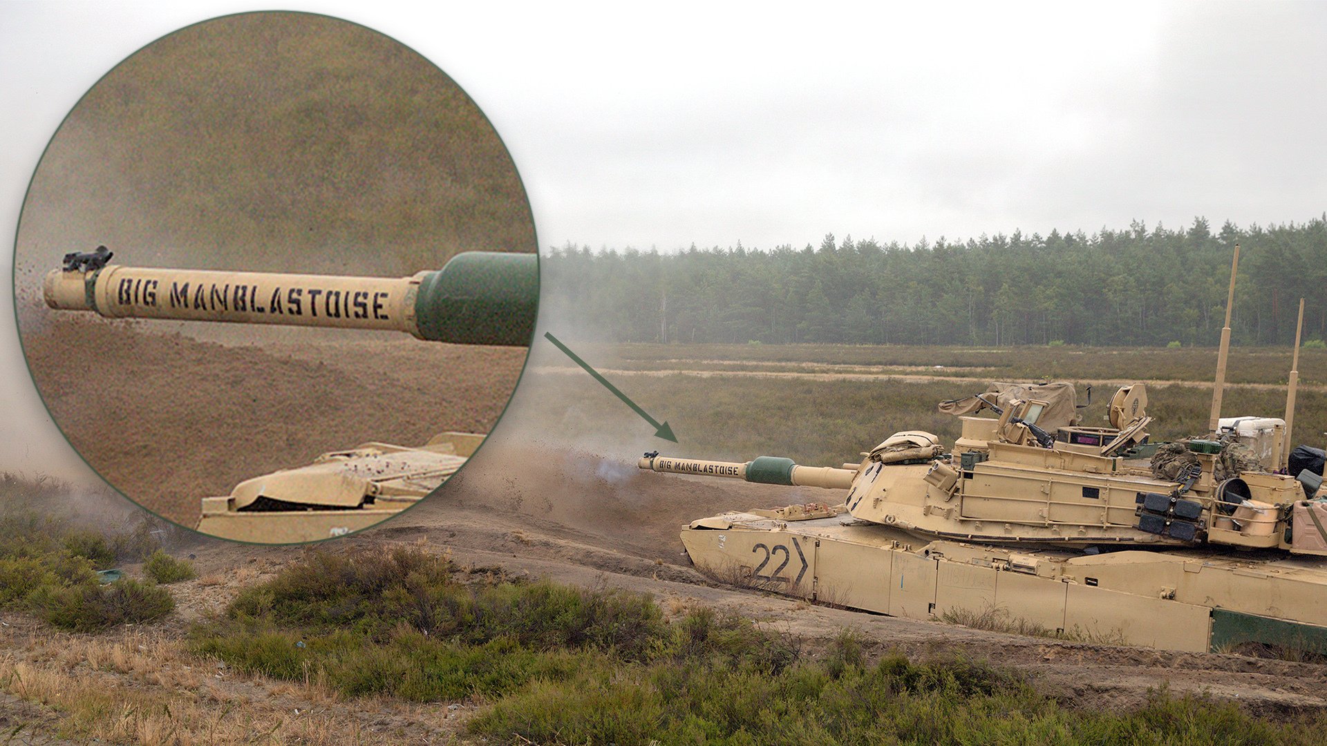 We salute the soldiers who named their tank ‘Big Man Blastoise’