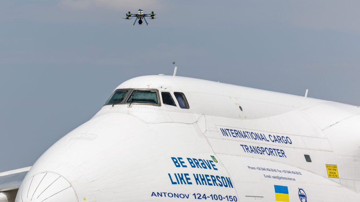 Explosive drone found hovering near Ukrainian cargo aircraft at German airport