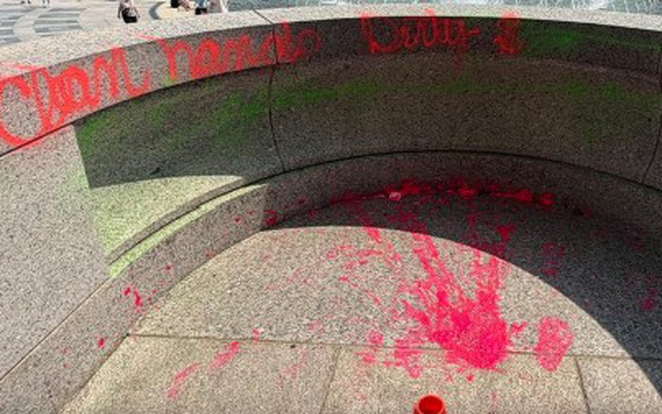 Veterans groups condemn vandalism at DC’s World War II Memorial