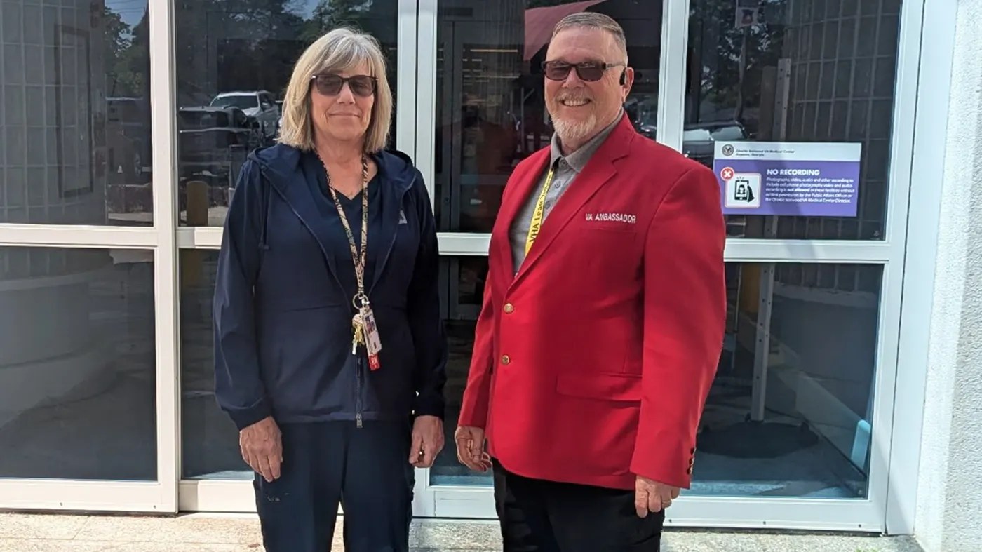 Team effort brings critical support to help a blind Veteran in crisis