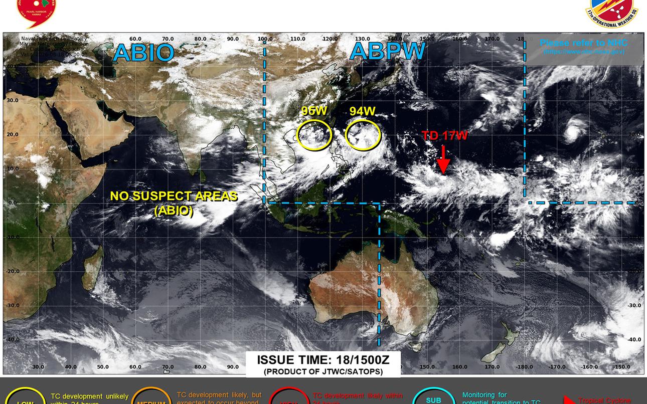 Tropical Depression 17W, # 1