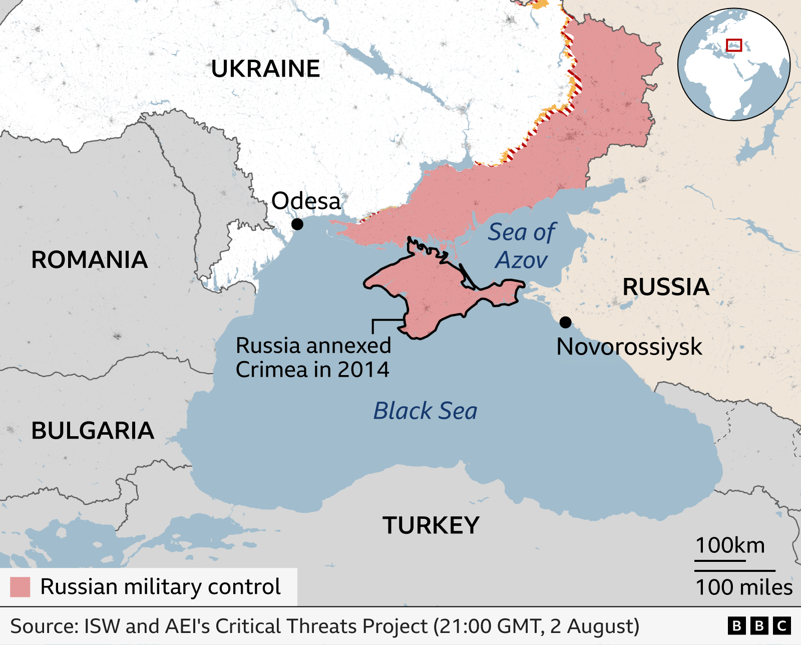 Major Russian grain export terminals hit in Ukraine Black Sea port attack