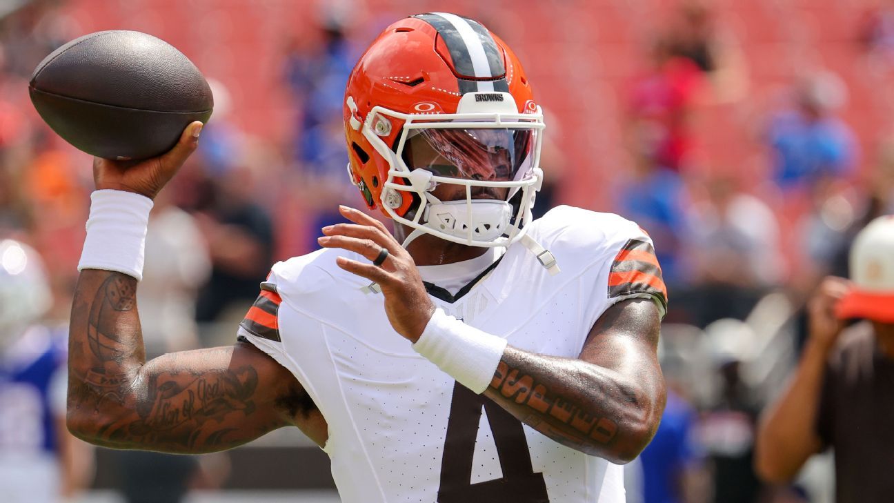 Watson, now Browns' QB1, regrets ripping fans