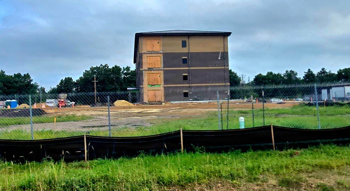 August 2026 update: Fort McCoy $55.76 million Collective Training Officers Quarters Project nearly 80 percent complete, remains ahead of schedule