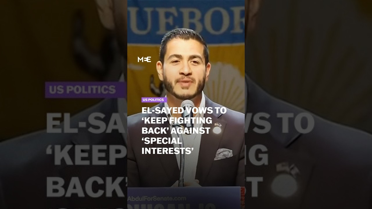 Democratic candidate EL-Sayed vows to ‘keep fighting back’ against ‘special interests’