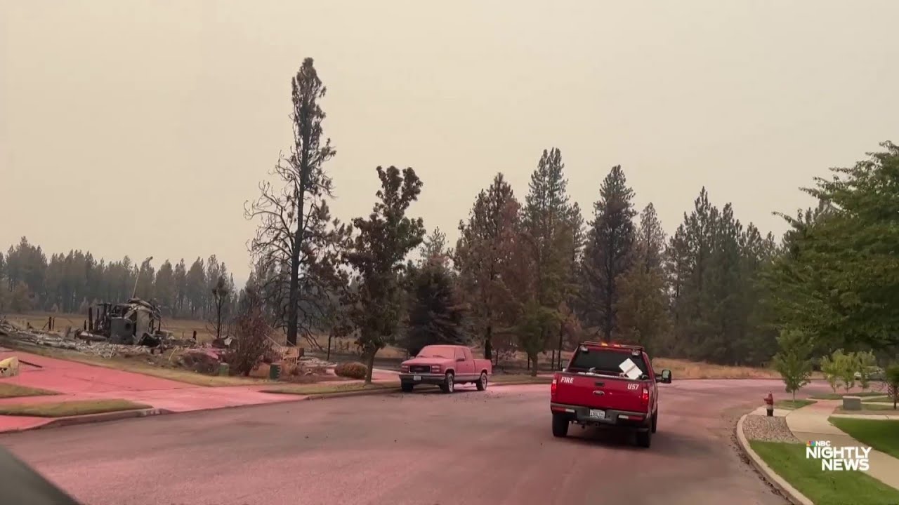 Inside the evacuation zone as Washington state wildfires rage