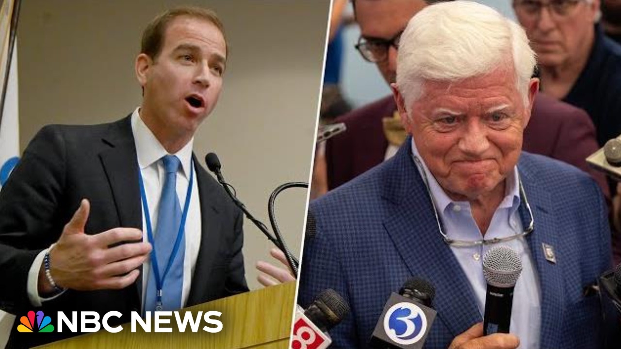 Larson, Bronin speak to voters after Bronin’s win in Connecticut House race