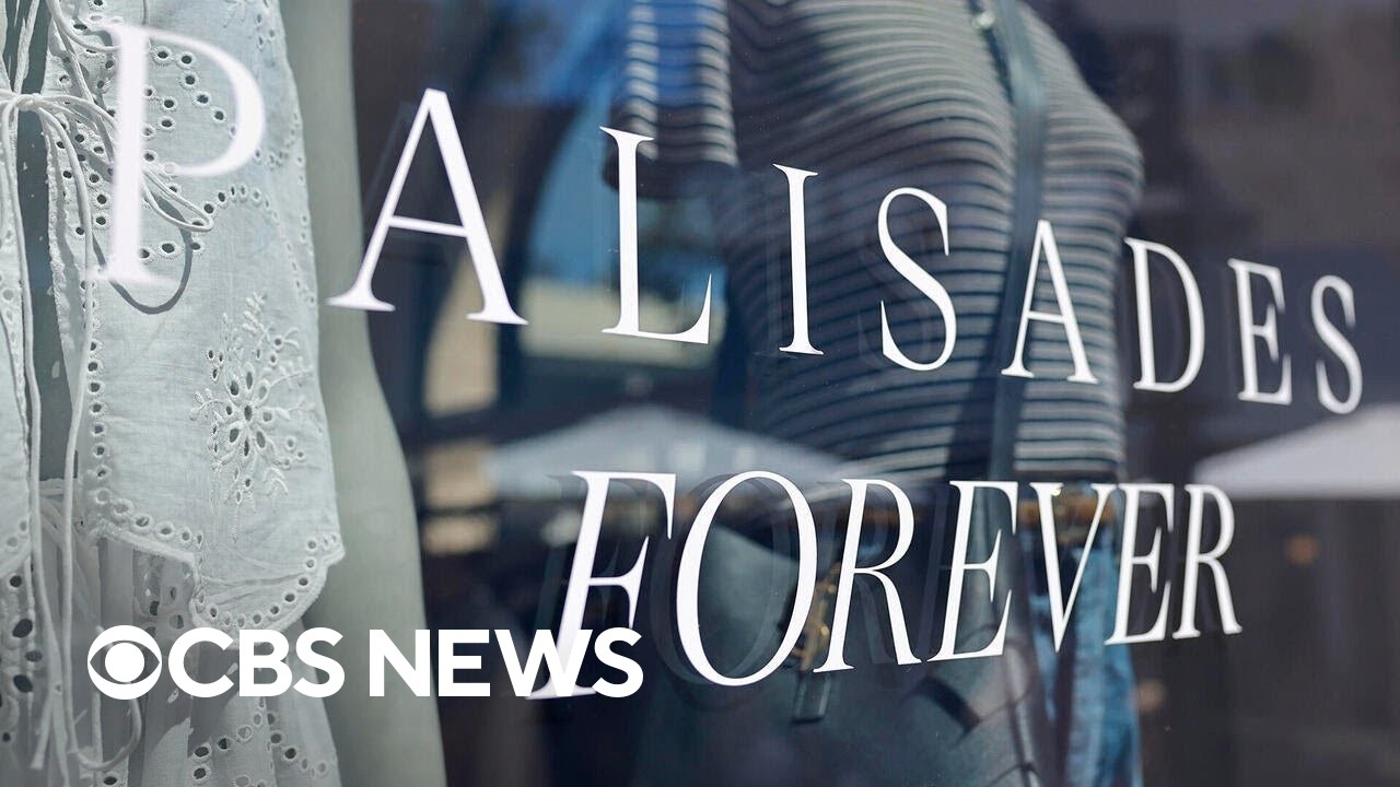 Wealthy Pacific Palisades community recovering from wildfires with luxury mall reopening