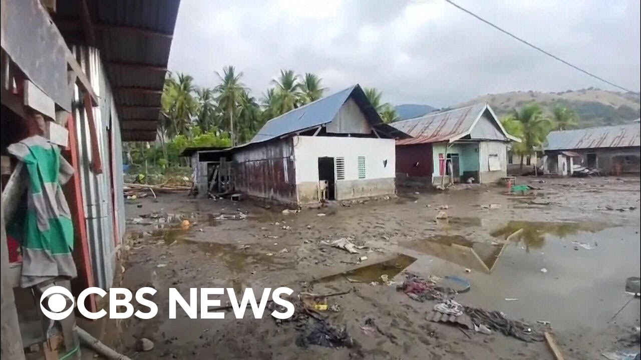 Videos capture the moment a devastating 7.7 magnitude earthquake hits Indonesia