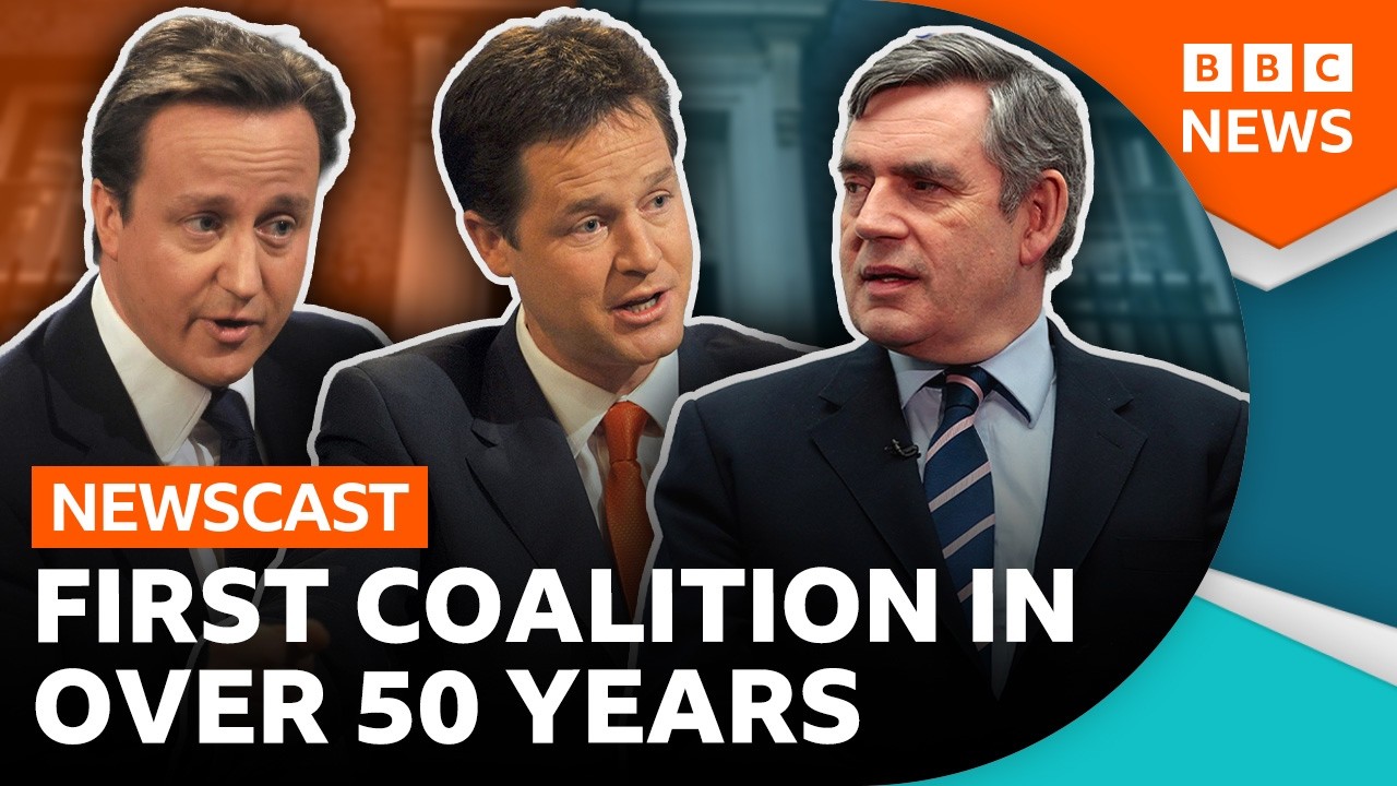 The 2010 coalition talks Old Newscast: who would form the government? | BBC Newscast