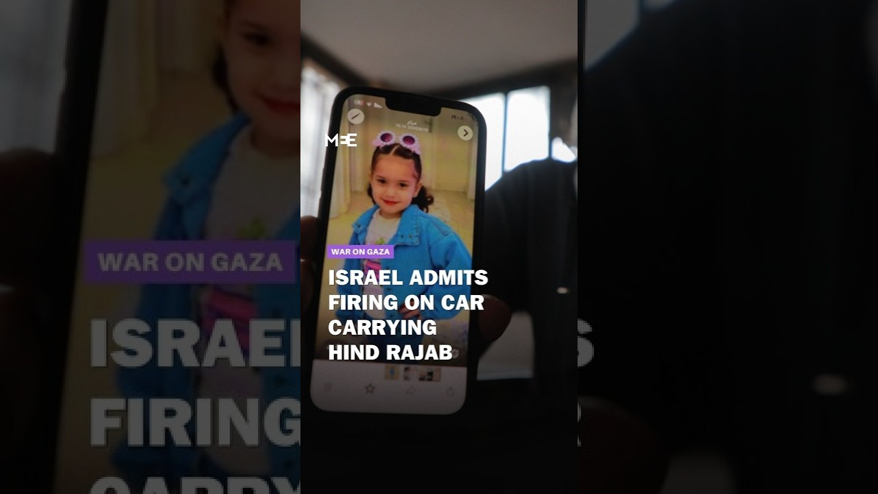 Family of five-year-old Hind Rajab reacts to Israel admitting it fired on vehicle carrying her