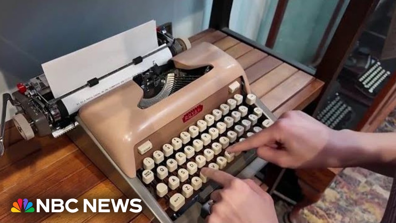 Why typewriters are making a comeback