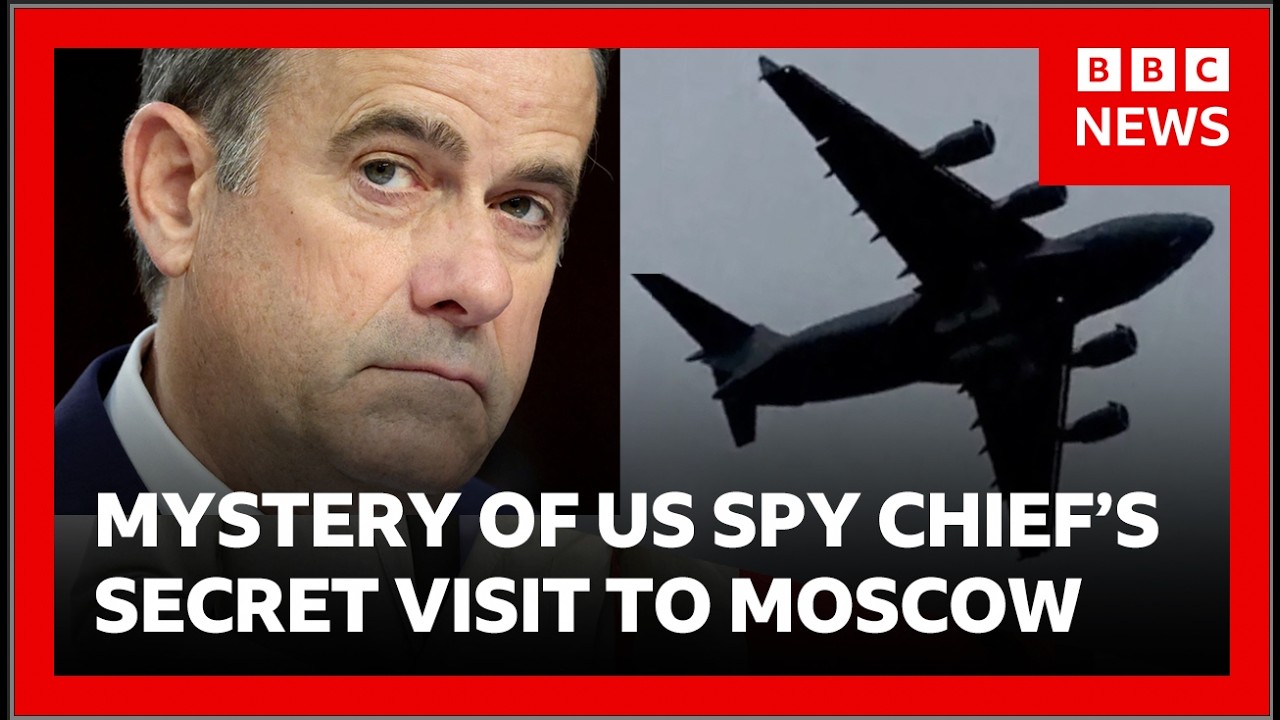 Mystery of US spy chief’s secret visit to Moscow | BBC News