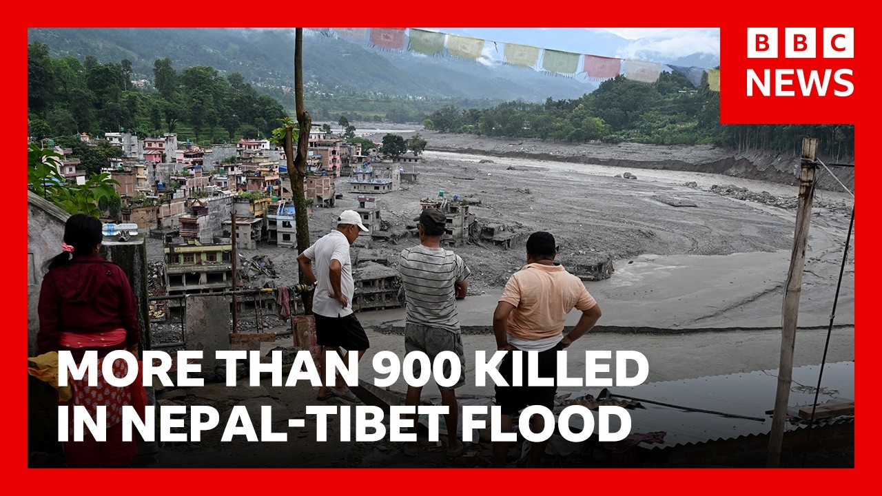 More than 900 people killed in Nepal-Tibet flood | BBC News