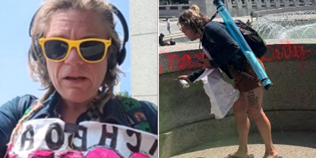 Woman accused of defacing WWII Memorial with spray paint indicted by federal grand jury