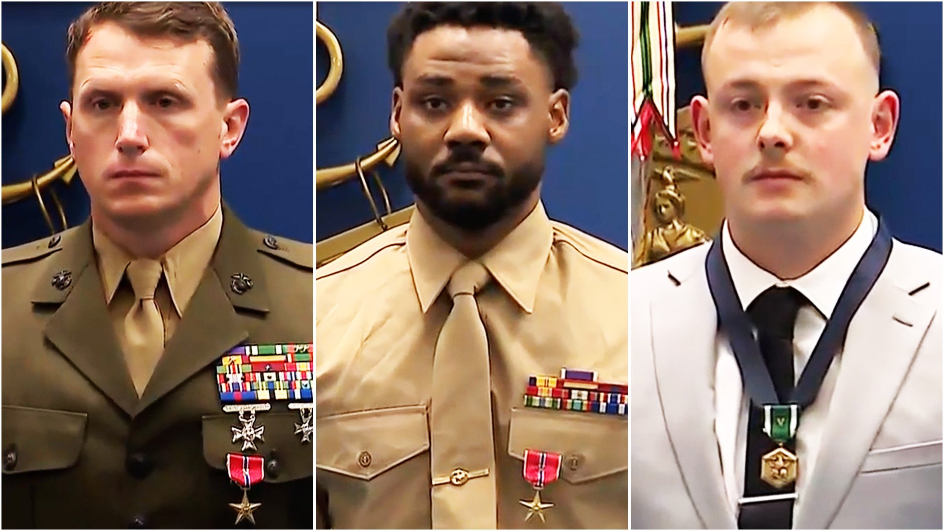 Marines at Abbey Gate awarded Bronze Star medal upgrade