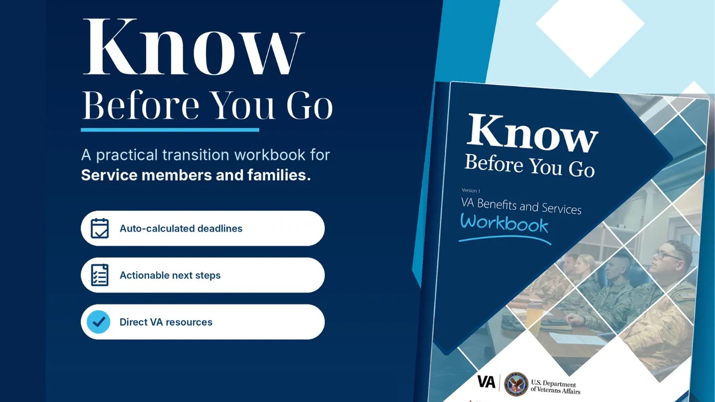 Plan your future with VA’s Know Before You Go Workbook