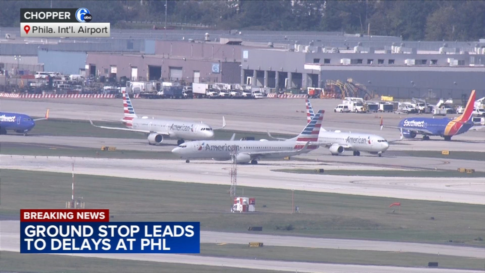 Ground stop lifted at Philadelphia International Airport, but major delays remain – 6abc Philadelphia