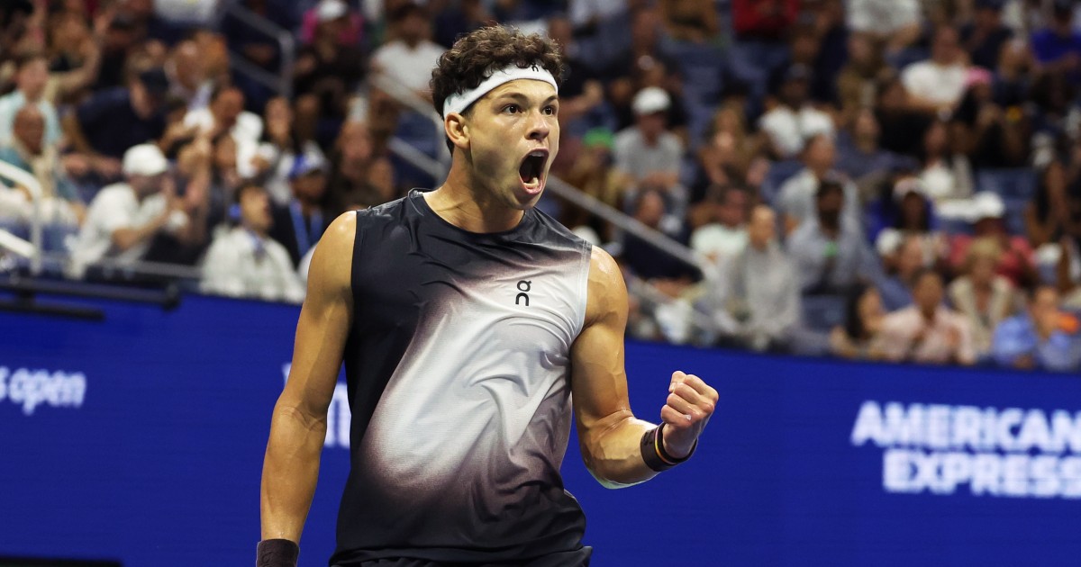 American Ben Shelton outduels defending champ Alcaraz in latest-ever U.S. Open finish