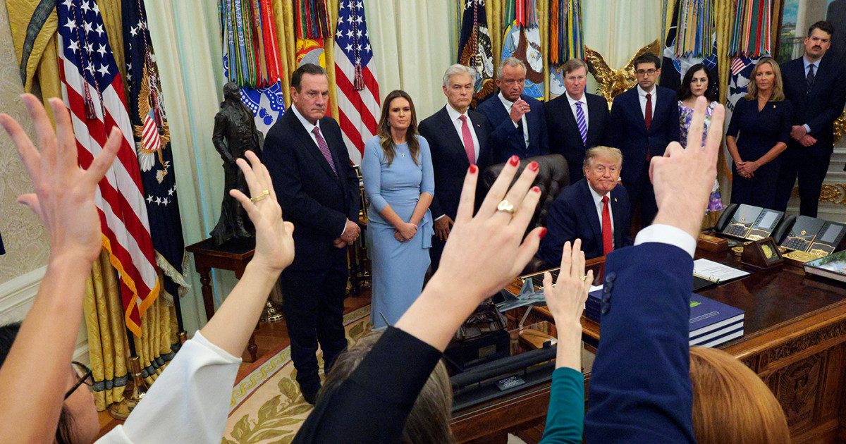 Defending Trump media ban, DOJ cites national security and says White House access is a ‘privilege’