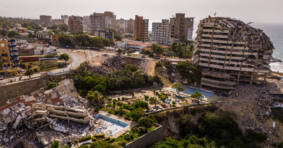 A search for their loved ones’ remains, three months after Venezuela earthquakes