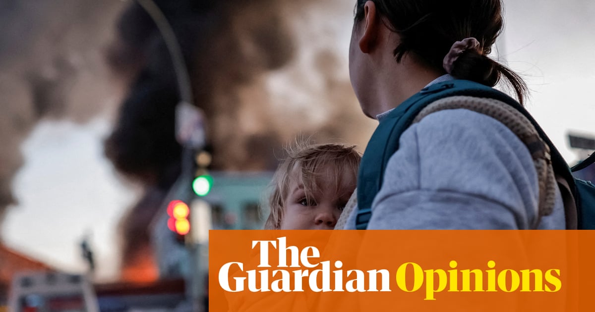 Russia is raining death on Ukraine’s women and children. Our hands shake but we keep going for love | Alina Sarnatska