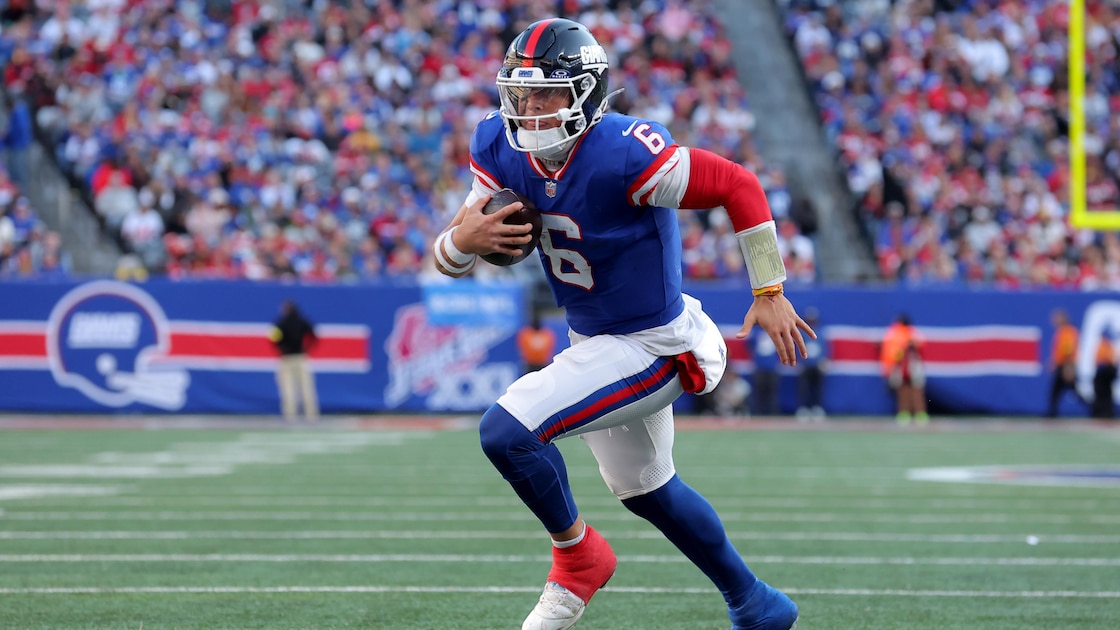 Jaxson Dart Injured, Latest Updates on Giants QB After Taking Big Hit vs. Rams – Bleacher Report