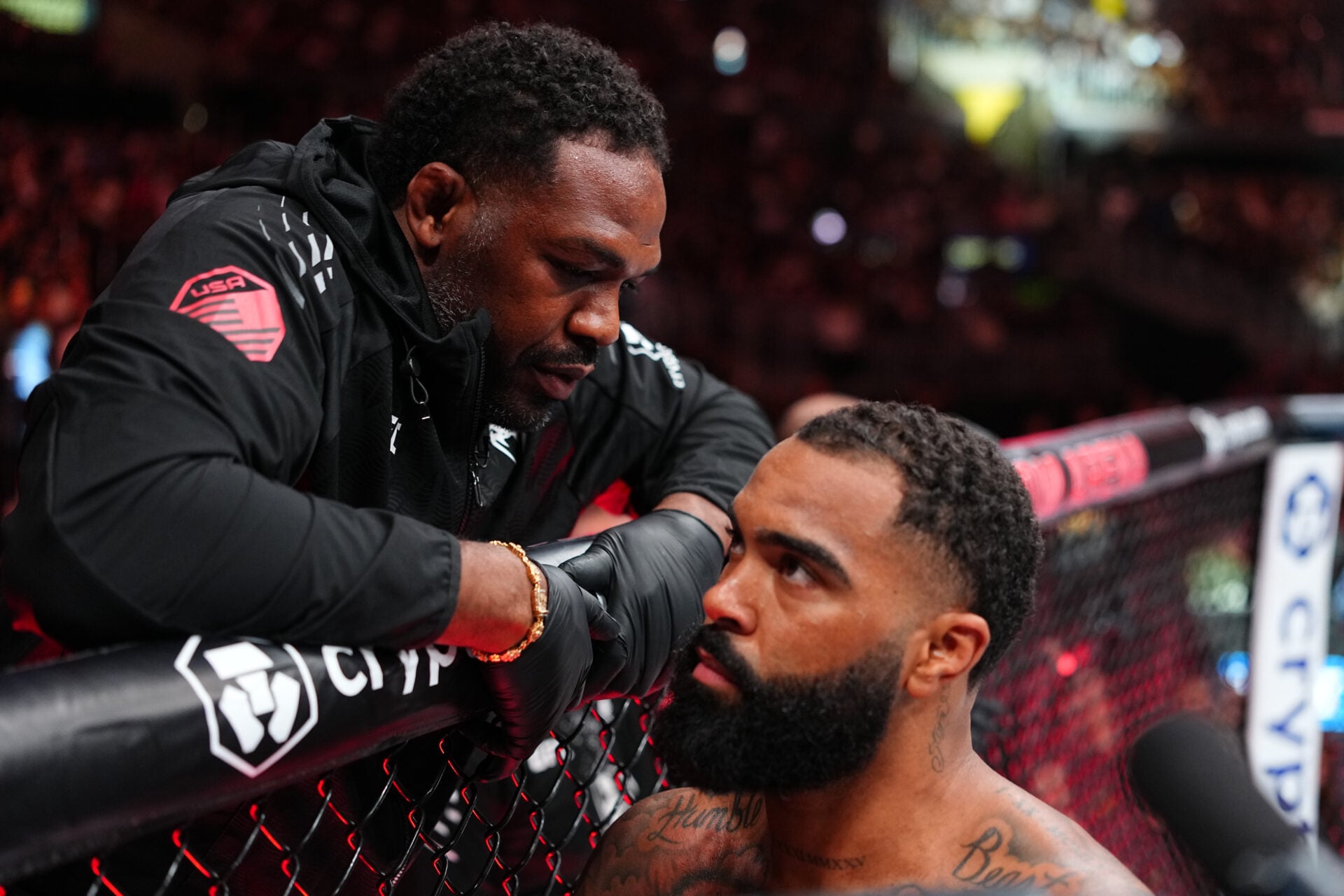 Jon Jones takes responsibility for Gable Steveson storming out of cage following UFC 331 loss – Bloody Elbow