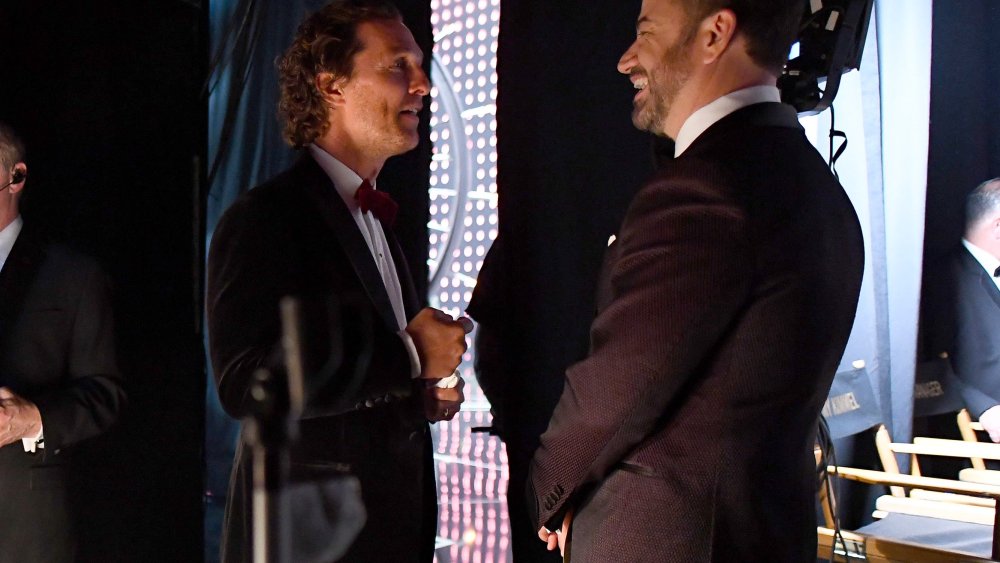 Matthew McConaughey Exposed Himself to Jimmy Kimmel in the Emmys Bathroom and Woody Harrelson Saw the Whole Thing