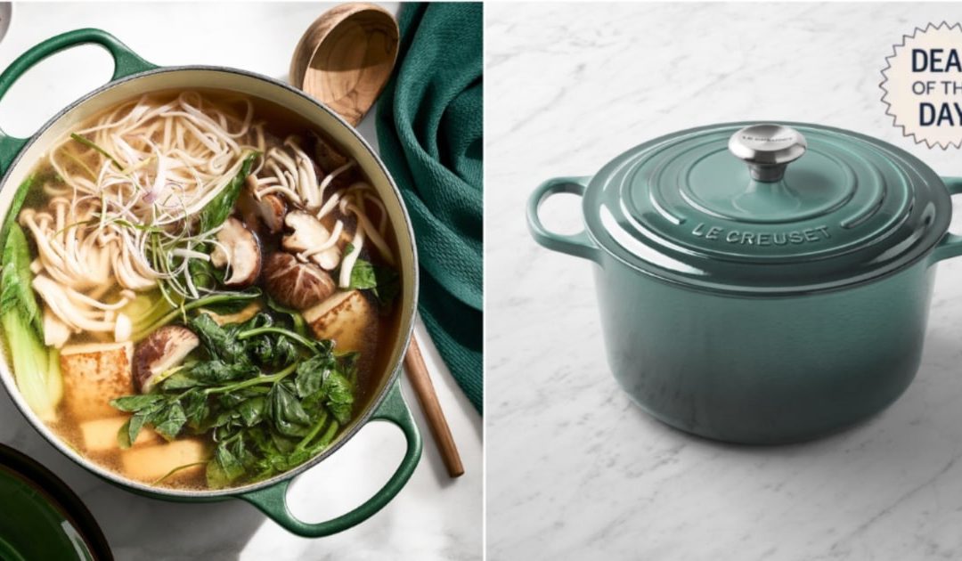 Le Creuset’s deep Dutch oven is almost 40% off right now