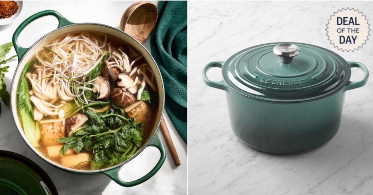 Le Creuset’s deep Dutch oven is almost 40% off right now