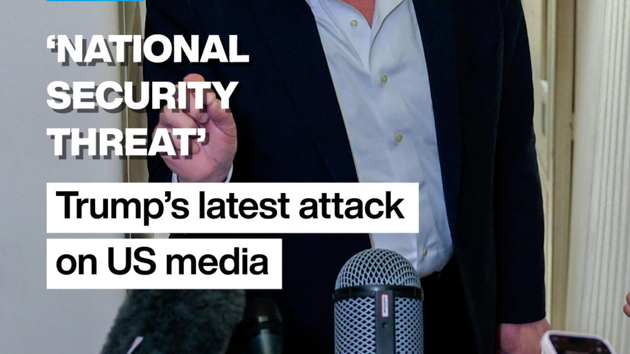 ‘National security threat’: Trump’s latest attack on US media – France 24