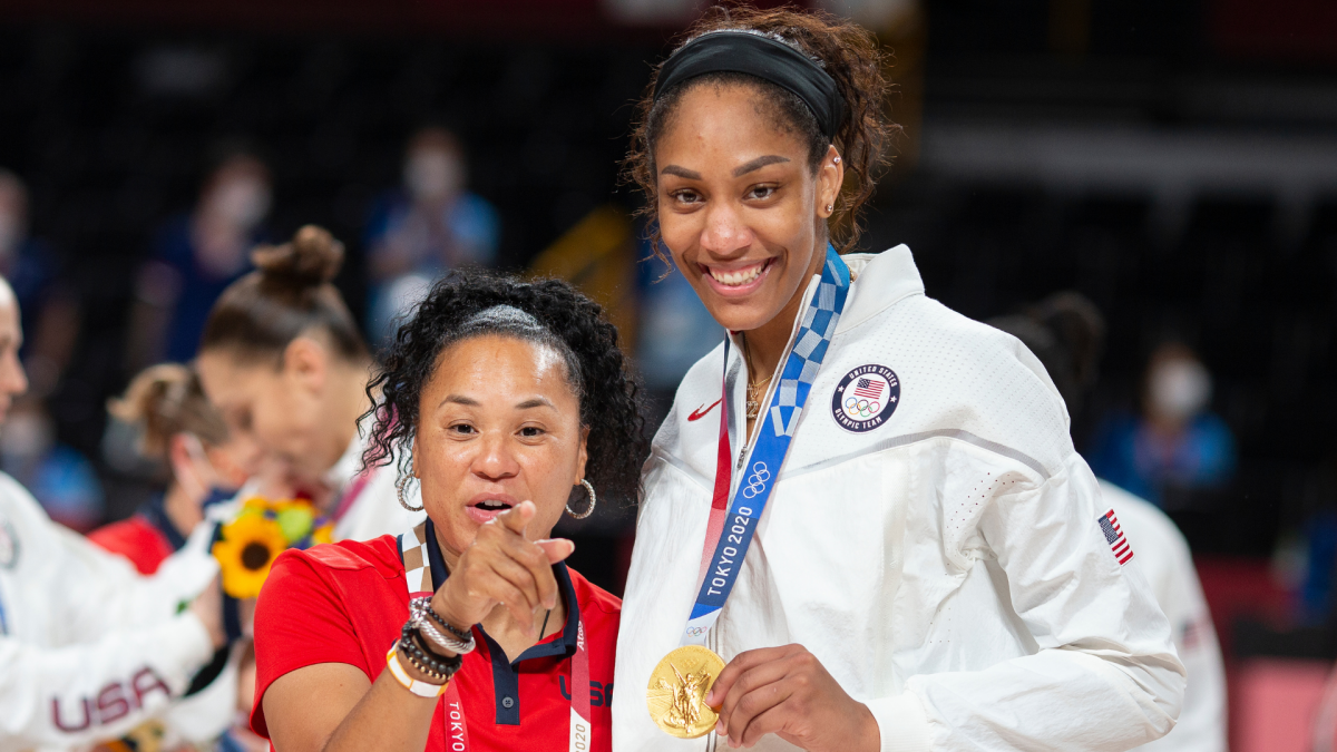 Dawn Staley says A'ja Wilson is already best player in WNBA history, backs her for MVP: 'Argue with a wall'
