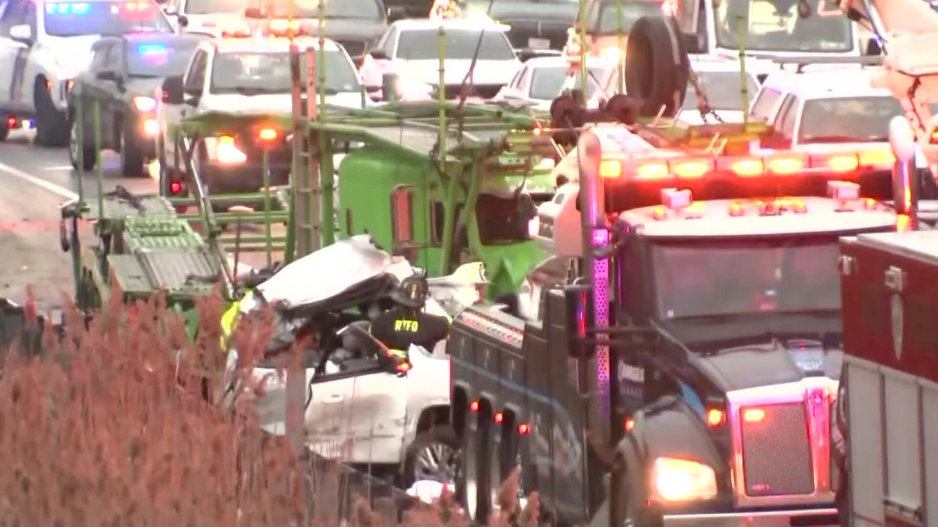 There are more trucks on highways. But the government is inspecting them less.