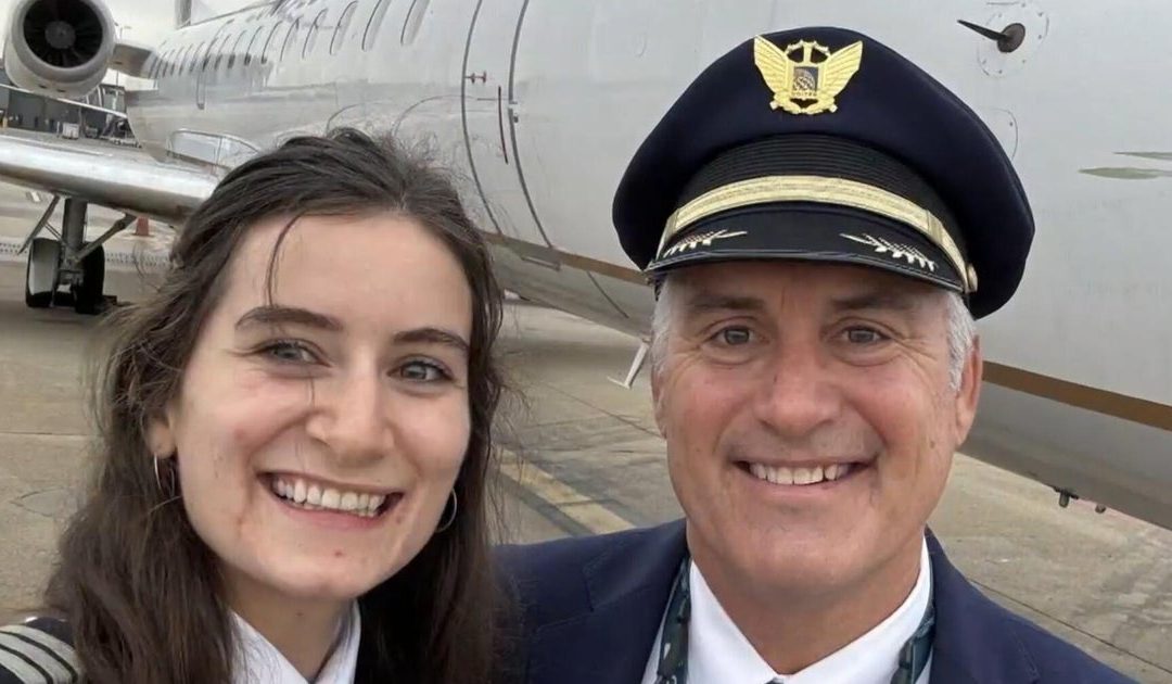 Father and daughter pilots happen to cross paths over air traffic control